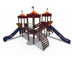 Детский игровой комплекс Империя Форт-2 Н-1200 и Н-1500 ДИО 02071, фото 1