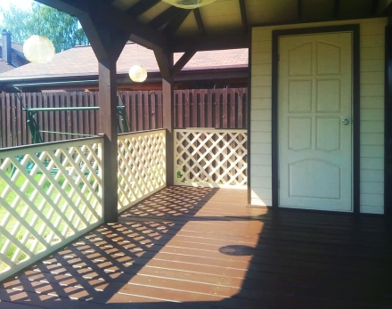 Застекленная беседка ОАЗИС С ХОЗБЛОКОМ, фото 8