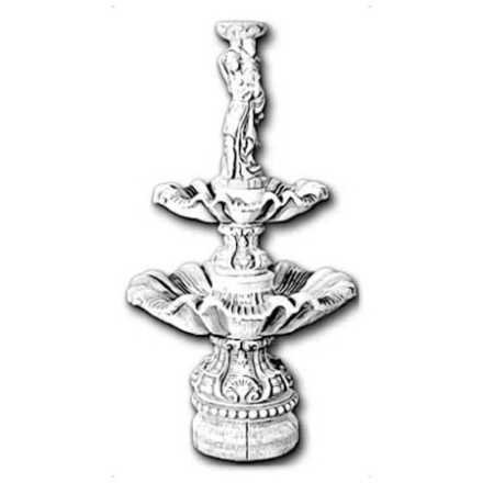 Фонтан античный &quot;Девушка с цветком&quot; артикул 760, фото 1