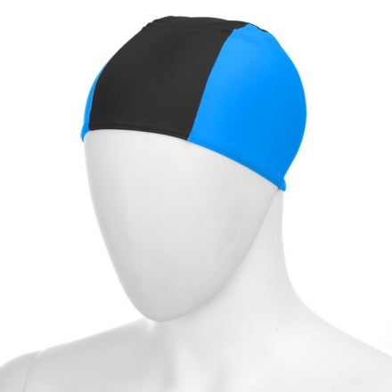 Шапочка для плавания &quot;FASHY Fabric Cap&quot;, полиамид/эластан, 3 панели, бирюзово-черный, фото 1