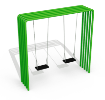 Качели двойные VST 2002/1 для дворов и парков Качели двойные VST 2002/1 для дворов и парков