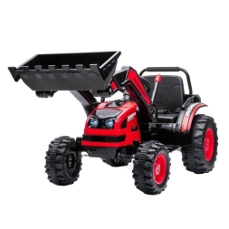 Электромобиль трактор с ковшом Harley Bella HL389-LUX красный, фото 1