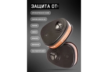 Фильтр противогазовый для защиты от органических газов и паров класса А2, 60 шт Jeta Safety 6550-box