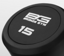 BRONZE GYM BG-PA-BB-S15 Штанга обрезиненная прямая 15 кг
