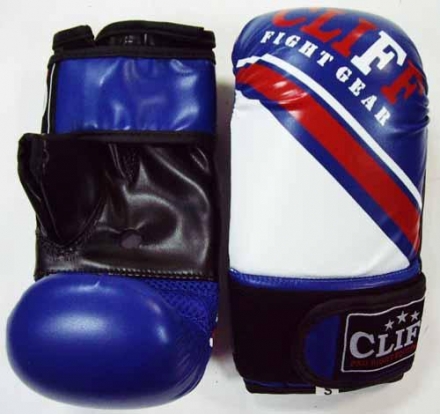 Перчатки снарядные Fight Gear (FLEX) синие р.M, фото 1