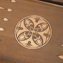 Шахматы + нарды резные 50 с ручкой, Haleyan Шахматы + нарды резные 50 с ручкой, Haleyan