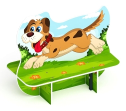 Пес - Скамейка детская - МФ 41.01.02, фото 4 Пес - Скамейка детская - МФ 41.01.02, фото 4