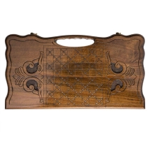 Нарды резные "Корабль" с ручкой 60, Haleyan Нарды резные "Корабль" с ручкой 60, Haleyan