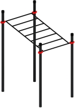 Воркаут ЛОВ 89 красный ВТ 101.07-01
