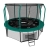 Батут Unix line Supreme Game 8 ft (green) диаметр 244 см с защитной сеткой