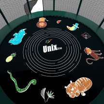 Батут Unix line Supreme Game 8 ft (green) диаметр 244 см с защитной сеткой Батут Unix line Supreme Game 8 ft (green) диаметр 244 см с защитной сеткой