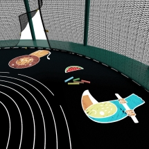 Батут Unix line Supreme Game 8 ft (green) диаметр 244 см с защитной сеткой Батут Unix line Supreme Game 8 ft (green) диаметр 244 см с защитной сеткой