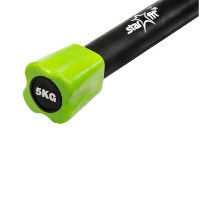 Бодибар неопреновый BB-301 5 кг, зеленый, фото 2