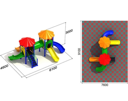 Детская игровая площадка Радуга 4.3, фото 2