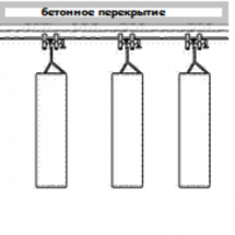 Подвесная система для боксерских мешков
