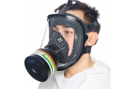 Противогаз фильтрующий ДОТпро 320 марки А2В2Е2К2Р3 R D категории 2 по маске панорамной МАГ 102-131-0118, фото 2