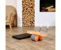 Тренажёр для пресса AB Roller SND оранжевый с ковриком 45 х 30 x 3.5 cм Тренажёр для пресса AB Roller SND оранжевый с ковриком 45 х 30 x 3.5 cм