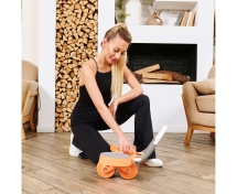 Тренажёр для пресса AB Roller SND оранжевый с ковриком 45 х 30 x 3.5 cм Тренажёр для пресса AB Roller SND оранжевый с ковриком 45 х 30 x 3.5 cм