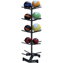 Стойка для медицинских мячей PROFI-FIT ZSOJ2003, на 10 мячей, размеры ШГВ 50х44х153