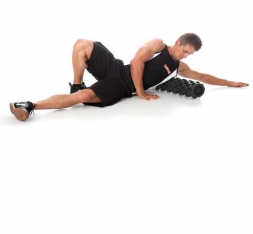 Массажный цилиндр (ролик) Grid Foam Roller, длина 61 см, диаметр 14 см, фото 4