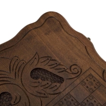 Нарды резные "Охота", с ручкой, Haleyan Нарды резные "Охота", с ручкой, Haleyan