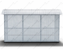 Автобусная остановка ОМ-20 4м Автобусная остановка ОМ-20 4м