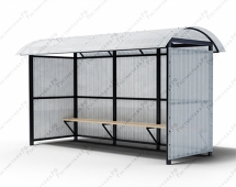 Автобусная остановка ОМ-20 4м Автобусная остановка ОМ-20 4м