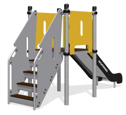 Горка Romana 110.03.00 H=950 для детских площадок, фото 4