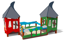 Песочный дворик ВСТ 1132 для детской площадки Песочный дворик ВСТ 1132 для детской площадки