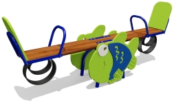 Качели-балансир Рыбка 04116.21 для детской площадки, фото 1