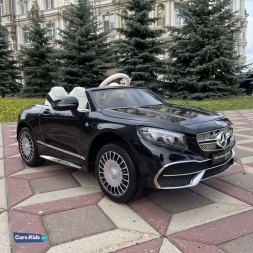 Электромобиль Mercedes-Benz Maybach S650 ZB188 Cabriolet черный, фото 1