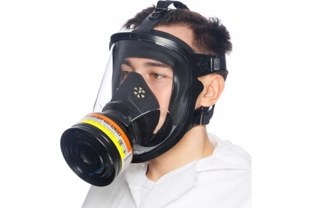 Противогаз фильтрующий ДОТ 460 марки А2В2Е2 категории 2 по маске панорамной МАГ 102-131-0016, фото 1