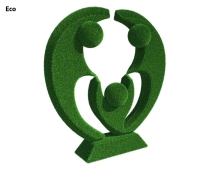 Топиари стела Семья, в кругу своих - газон Есо Топиари стела Семья, в кругу своих - газон Есо