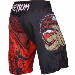 Шорты ММА Venum "Crimson Viper" Fightshorts - Black, фото 2