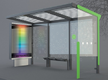 Aureo павильон остановочный Артикул: AE310B-SS Aureo павильон остановочный Артикул: AE310B-SS