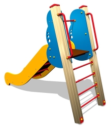 Детская горка Волна Г049 H=950 для игровых площадок, фото 2 Детская горка Волна Г049 H=950 для игровых площадок, фото 2