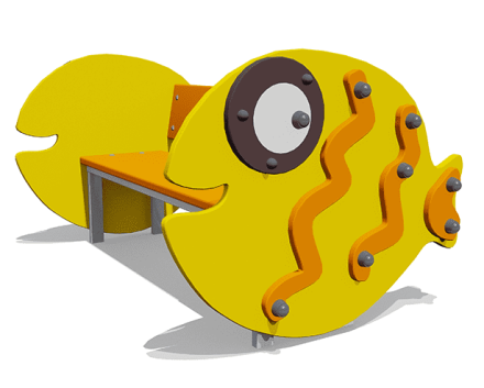 Скамейка детская Рыбка ВСТ 2291 для игровой площадки, фото 1