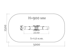 Качели-балансир Печка 04115.21 для детской площадки, фото 3