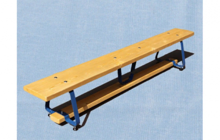 Скамейка гимнастическая на металлических ножках 4 м., фото 1