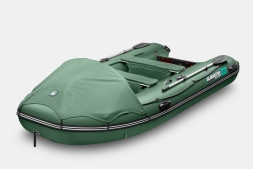 GLADIATOR E 380 PRO AIR Зеленый моторная лодка ПВХ НДНД, фото 1