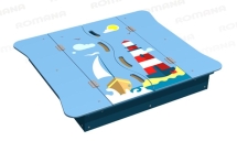 Песочница Romana 057.36.00 с крышкой для детской площадки Песочница Romana 057.36.00 с крышкой для детской площадки