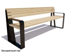 Скамейка уличная Отдых, Лиственница 0,6 м