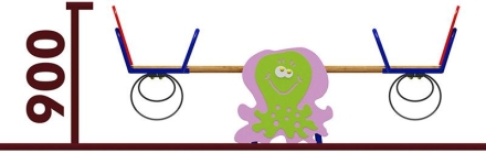 Качели-балансир Медуза 04114.21 для детской площадки, фото 2