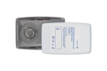 Респираторный комплекс, фильтр противоаэрозольный P3 R D в жестком корпусе RK, 12 шт 3300, фото 1