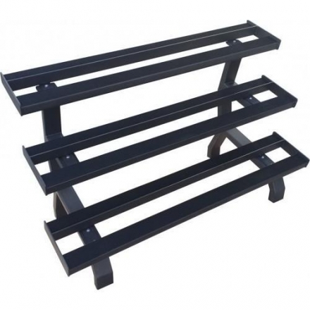 Стойка для гантелей PROFI-FIT RUS15500, на 15 пар, размеры ШГВ 143x65х87, фото 1