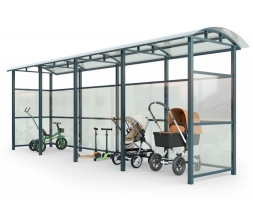 Навес для колясок 04, фото 1 Навес для колясок 04, фото 1