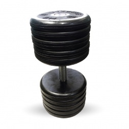 Гантель Barbell 56 кг классик с вращающейся ручкой хром