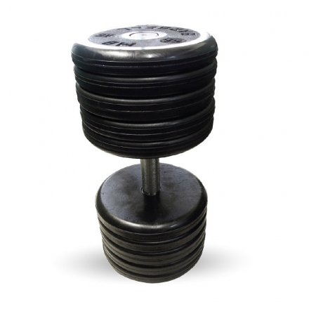 Гантель Barbell 56 кг классик с вращающейся ручкой хром, фото 1