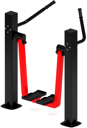 Шаговый (красный) - Уличный тренажер - СТ 005-11.И1, фото 3