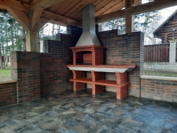 Печь Аристократ 704 Прямоугольный кирпич красный, фото 1